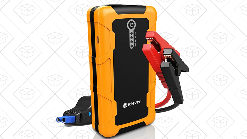 iClever 600A Battery Pack/Car Jump Starter with Quick Charge 2.0, $54 with code ICJP0311